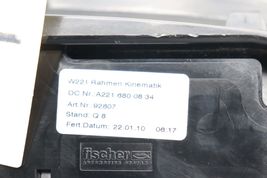 10-13 MERCEDES-BENZ W221 S550 DASH CENTER CONSOLE CD PLAYER COVER TRIM E2895 image 11