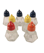 Lot of 7 Individual Salt and Pepper Shakers with Metal Tops - $14.01