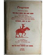 FAR HILLS (NJ) HORSE &amp; PONY SHOW 136-page Fox Chase Stables Program June... - $20.71 CAD