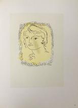 Artebonito - Georges Braque Lithograph Tete de Jeune fille 1963 Mourlot - £55.82 GBP