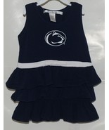 Chicka D Collegiate Licensed Penn State Lions 3T Ruffled Navy Blue Dress - £15.79 GBP