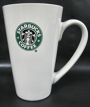Starbucks Logo Tall Latte Cup Mug Container Coffee Tea Coco White Green - £19.12 GBP