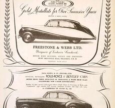 1954 Earls Court Motor Show Expo Rolls Advertisement Autocar Automobilia... - $551.59 MXN 1954 Earls Court Motor Show Expo Rolls Advertisement Autocar Automobilia... - $551.59 MXN