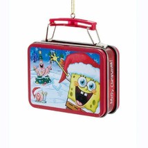 Kurt Adler Spongebob Miniature Tin Lunch Box Ornament - £9.38 GBP