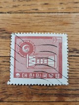 Korea Stamp 368 1962-66 10w Used - $0.94