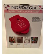 New NOSTALGIA My Mini Orbital Donut Maker Red Valentine&#39;s Day Sweetest Day - $10.30 CAD
