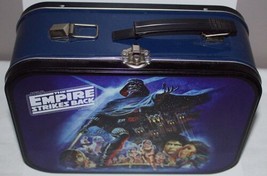 Star Wars Empire Strikes Back Poster Image Large Tin Tote Lunchbox Broke Handle - £7.78 GBP
