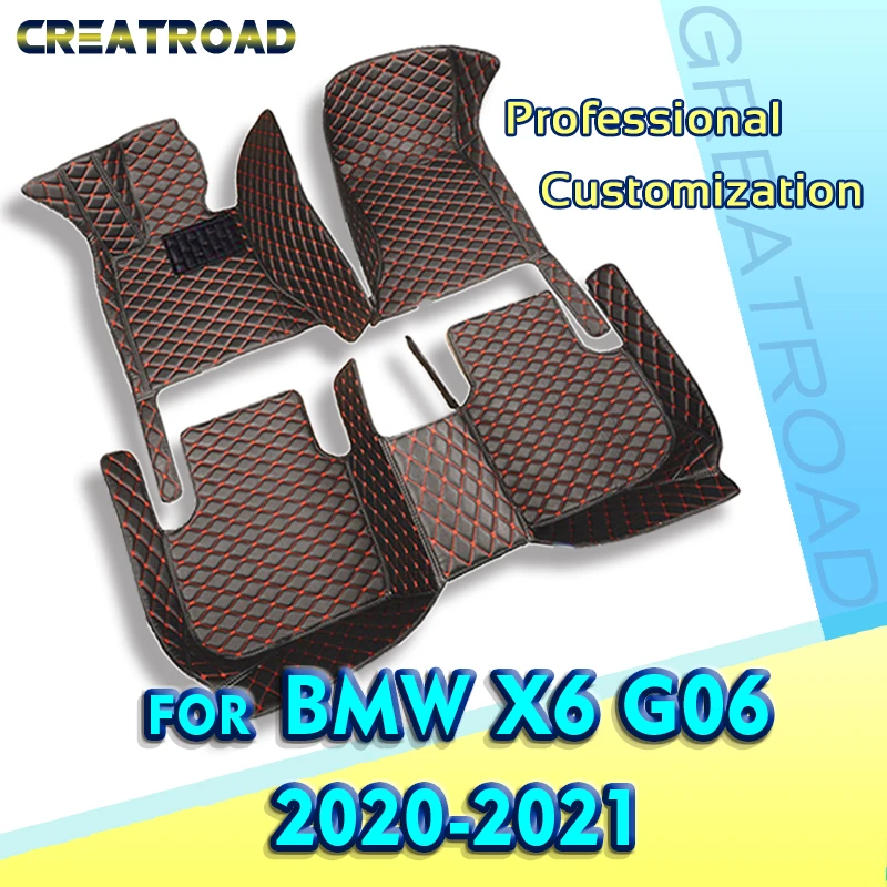Car floor mats for bmw x6 g06 2020 2021 custom auto foot pads automobile carpet cover thumb200