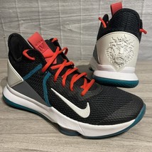 Nike Shoes Lebron Witness IV 4 Mens 10.5 Black Red White Basketball Sneakers - £30.55 GBP