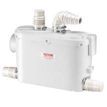 VEVOR Macerator Pump, 500W, 29 GPM Flow, 26 ft Head, Macerator Wall-Hung... - $95.99