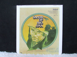 CED VideoDisc Sands of Iwo Jima (1949), John Wayne, RCA SelectaVision B&amp;W - £5.59 GBP