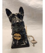 Vintage Scotty Dog Advertising Cast Metal Coin Bank With Key Preferred B... - $60.78