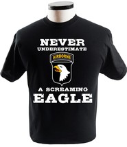 Never Underestimate A Screaming Eagle Shirt - £13.63 GBP+