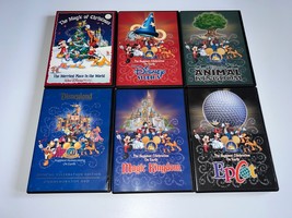 Walt Disney Happiest Celebration 6 Dvd Lot - Epcot Studio Magic Animal Christmas - £62.75 GBP
