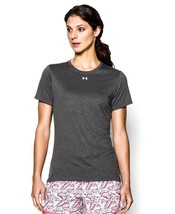 Under Armour Women&#39;s UA Locker T-Shirt Carbon Heather Size X-Small - £9.46 GBP