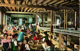Vtg Postcard 1910s Interior of Flickenger&#39;s Orchard Cannery Near San Jose, CA - £13.36 GBP