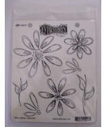 Ranger Dylusions Rubber Stamps Mounted Deeply Etched Fancy Floral Crafts... - $27.12 CAD