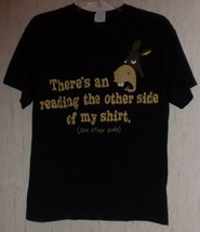 * MENS &quot;There&#39;s an ASS reading the other side of my shirt&quot; NOVELTY T-SHI... - £12.42 GBP