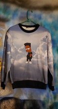 Black Bart Simpson Clouds Sweater Small - £19.18 GBP