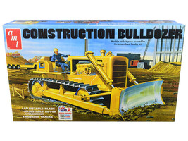 Skill 3 Model Kit Construction Bulldozer 1/25 Scale Model AMT - £47.95 GBP