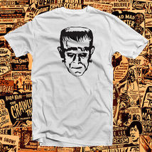 Frankenstein&#39;s Monster COTTON T-Shirt Classic Monster Movie Wolfman Dracula - £14.07 GBP+