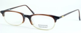 Nos Guess GU454 DA/YL Brown Eyeglasses Glasses Plastic Frame 48-17-140mm - $49.50