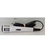 Microphone Long Cord Plug in On/Off Switch High Grade Low Noise 9&quot; White... - $33.85 CAD