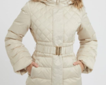 GUESS Womens Puffer Laurie 80% DUCK DOWN Solid Cream Size XL W2BL60WEX52 - $261.89