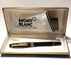 Montblanc Meisterstuck Fountain Pen 14k Nib w/ Box &amp; Papers - £257.19 GBP
