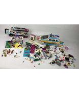 Lot of Lego Friends 41106 Pop Star Tour Bus Boat House Assorted Figures ... - $162.46 CAD