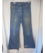 Vintage Lee Jeans flat front denim jeans 1960s Rare destroyed distressed - $159.99