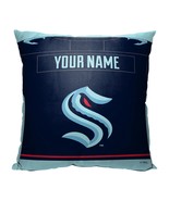 Seattle Kraken Official NHL Jersey Personalized Throw Pillow  - $50.69 CAD