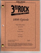 *3RD Rock From The Sun -DIAL M For Dick Final Draft 1st Rev Script 100TH Episode - £39.32 GBP
