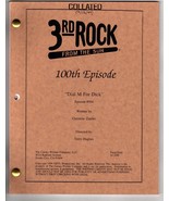 *3RD ROCK FROM THE SUN -DIAL M FOR DICK Final Draft 1st Rev Script 100TH... - $951.97 MXN