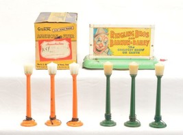 AF S Ga. No.566 Ringling Bros Whistling Billboard Boxed, and 6 Colber Lamp Posts - £59.73 GBP