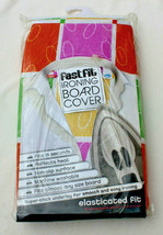 NEW SEALED JML FAST FIT IRONING BOARD COVER ELASTICATED FIT BRIGHT COLORS - $6.00