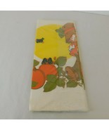 Hallmark Vintage Retro Scarecrow Pumpkin Halloween Birds XL Table Cover ... - $14.52