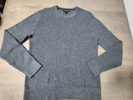Banana Republic Large Supima Cotton Classic Crew Neck Sweater, Gray Exce... - $18.00