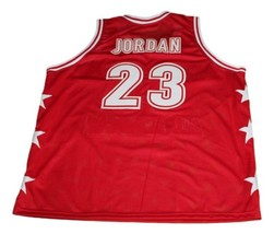 Michael Jordan McDonald's All American New Basketball Jersey Red Any Size image 5