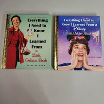 Everything I Need To Know I Learned From a Little Golden Book Lot Hard Cover VTG - £12.75 GBP