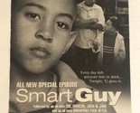 1999 Smart Guy Tv Show Print Ad Tv Guide Taj Mowry The WB TPA21 - £4.72 GBP