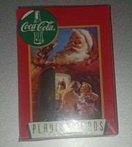  Coca-Cola  1995 Coke Santa Claus Christmas Playing Cards Holiday&#39;s Deck... - $7.90