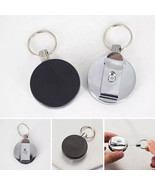 Heavy Duty Metal Chain Retractable Pull Key Ring Belt Clip ID Card Holder - $9.63 CAD