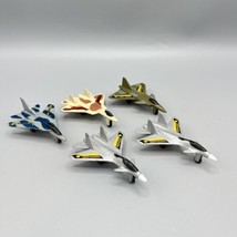 Lot of 5 Motor Max Die-cast 3.5&quot; Fighter Jet Toy Military Aircraft MXAF ... - £11.65 GBP