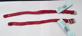 Hamilton 5/8-Inch Single Thick Nylon Deluxe Dog Collar, Red - Lot of 12 - £24.63 GBP