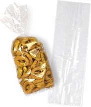 100 pcs Clear Plastic Gusseted Bags 5&quot; x 3&quot; x 15&quot; Side Gusset Bags 1 Mil - £12.93 GBP