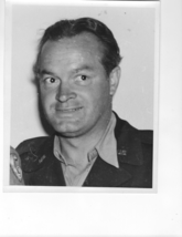 Vintage Bob Hope 7x9 Photo in US Military Uniform Casual Candid - $15.59