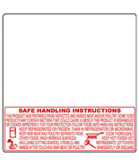 CAS LP-1000N, CL5000 #8045 Safe Handling Thermal Labels - £59.80 GBP