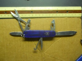 Victorinox Climber Swiss Army knife , translucepnt saphire - £11.01 GBP