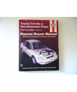 Haynes # 92036 Toyota Corolla &amp; Geo / Chevy Prizm Auto Repair Manual 199... - £16.86 GBP